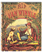 Dollhouse Miniature Rip Van Winkle Readable Book